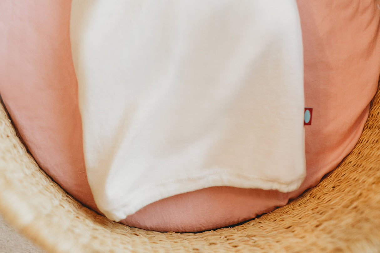 Super-Soft Organic Cotton Baby Rib Gown | Black