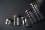 Glass Canister Set & Bamboo Lid