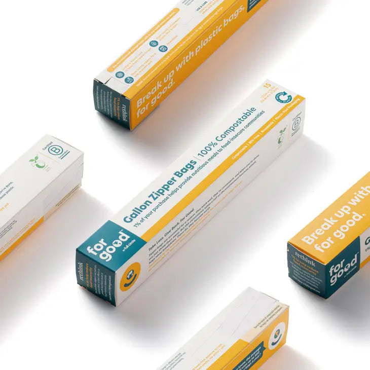 Compostable Gallon Storage Bags (15pk)