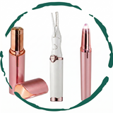 The Effortless Beauty Kit -Facial Hair Remover, Eyebrow Trimmer & Heated Eyelash Curler Set