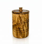 Olive Wood Spice Jar Salt Keeper w/Lid