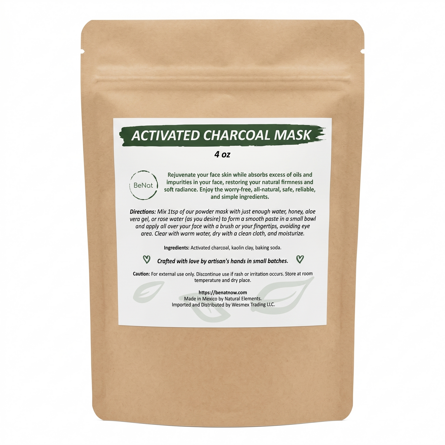 Activated Charcoal Mask