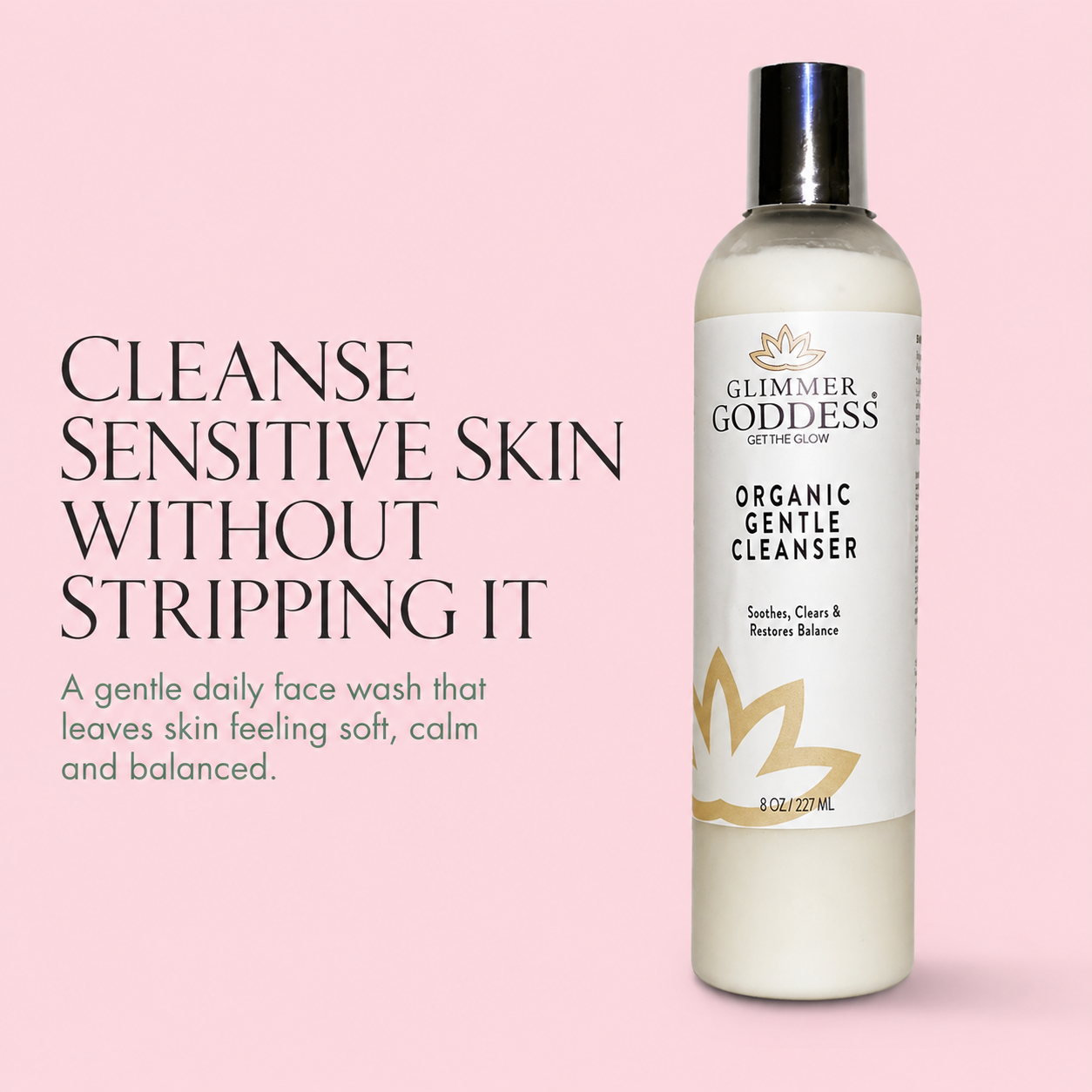 Organic Sensitive Skin Cleanser  - Gentle Enough for all skin types