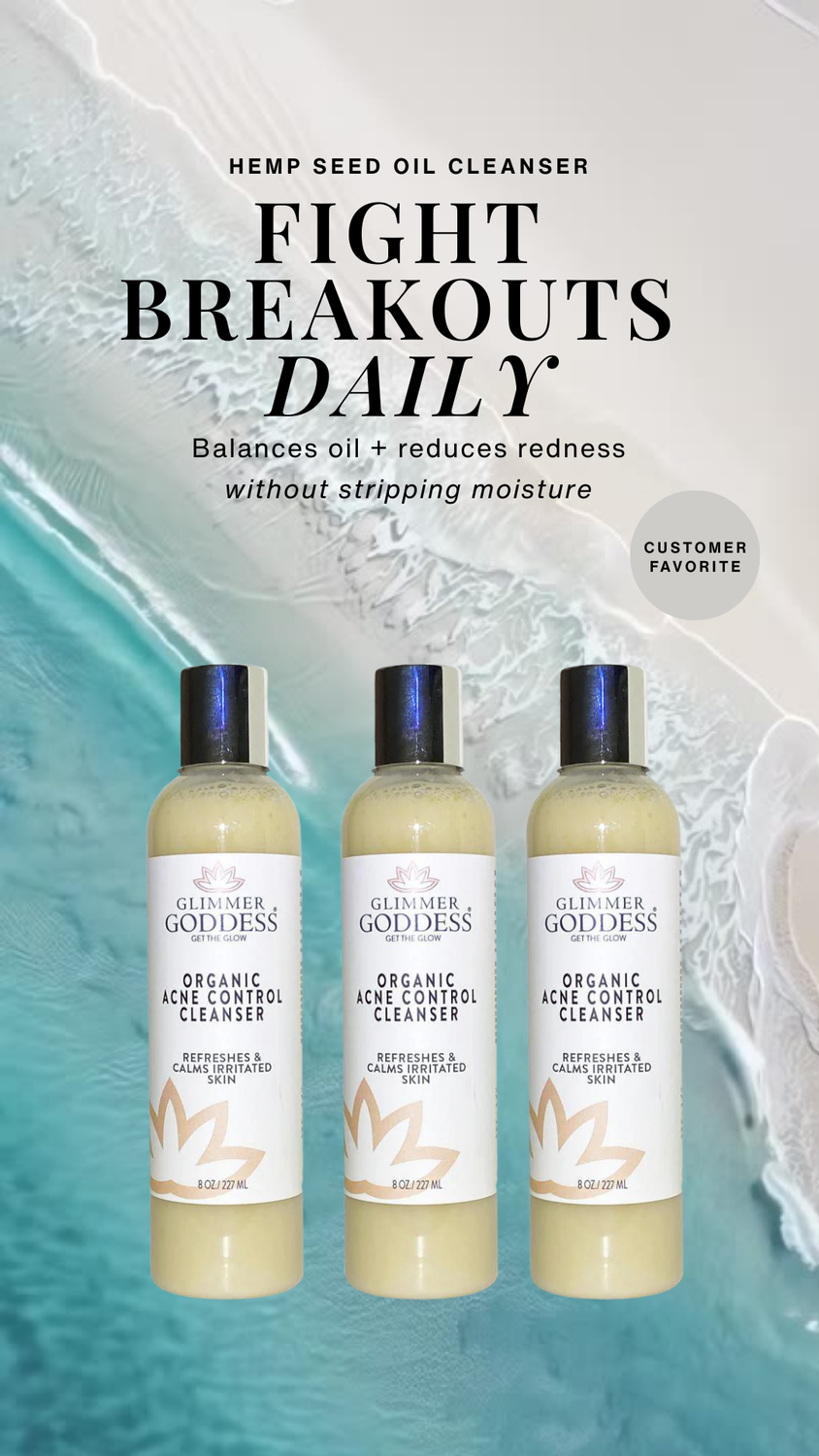 Organic Acne Cleanser with Hemp Seed Oil