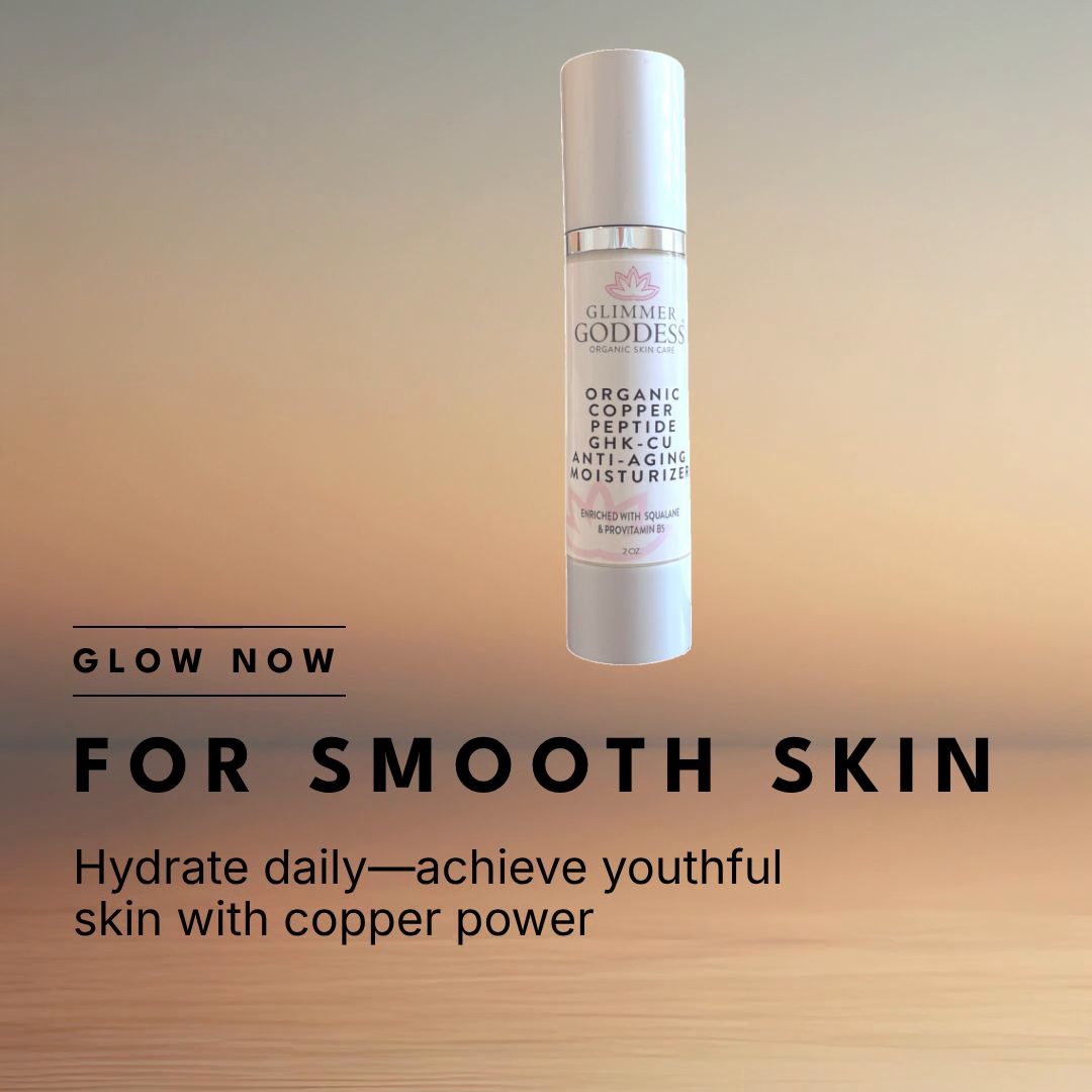 Organic Copper Peptide GHK-CU Anti-Aging Moisturizer – Lightweight Hydrating Cream