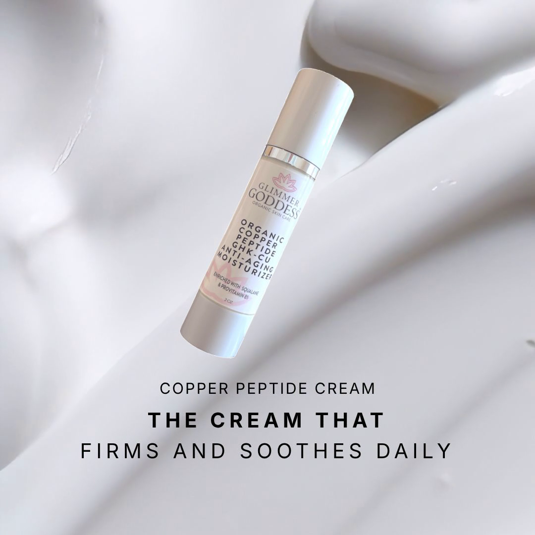 Organic Copper Peptide GHK-CU Anti-Aging Moisturizer – Lightweight Hydrating Cream