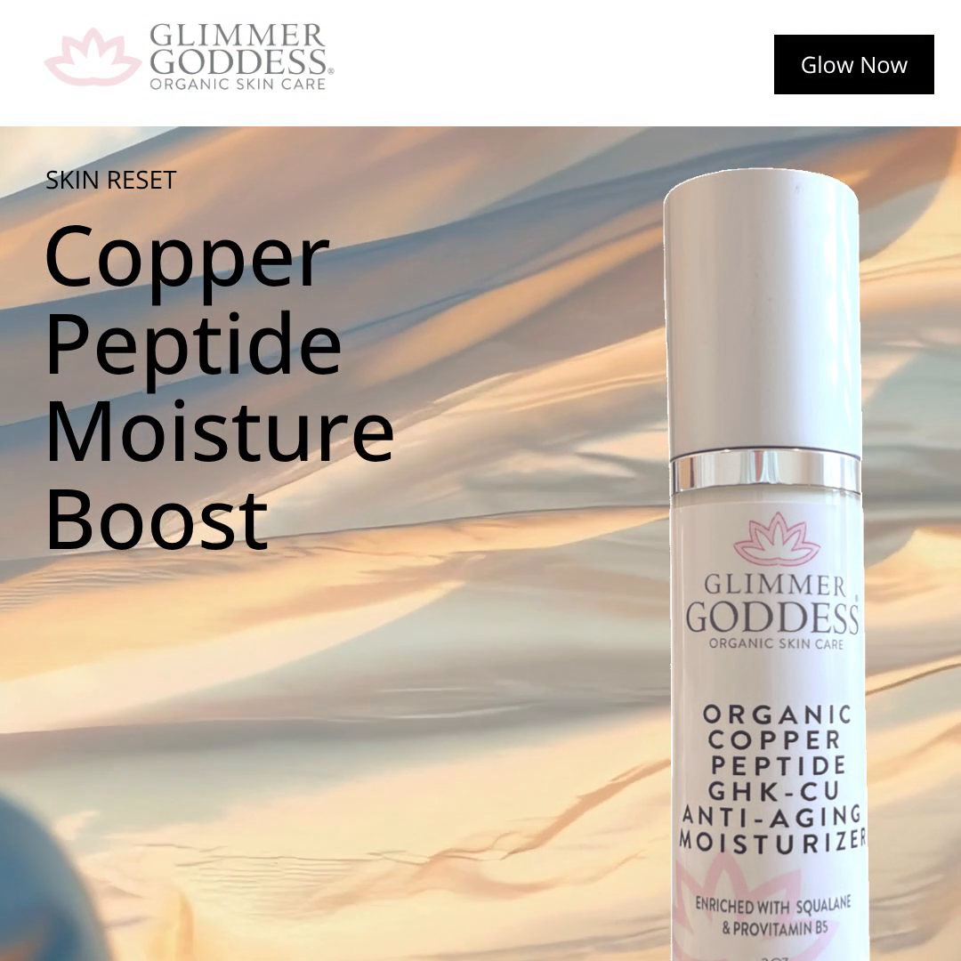 Organic Copper Peptide GHK-CU Anti-Aging Moisturizer – Lightweight Hydrating Cream