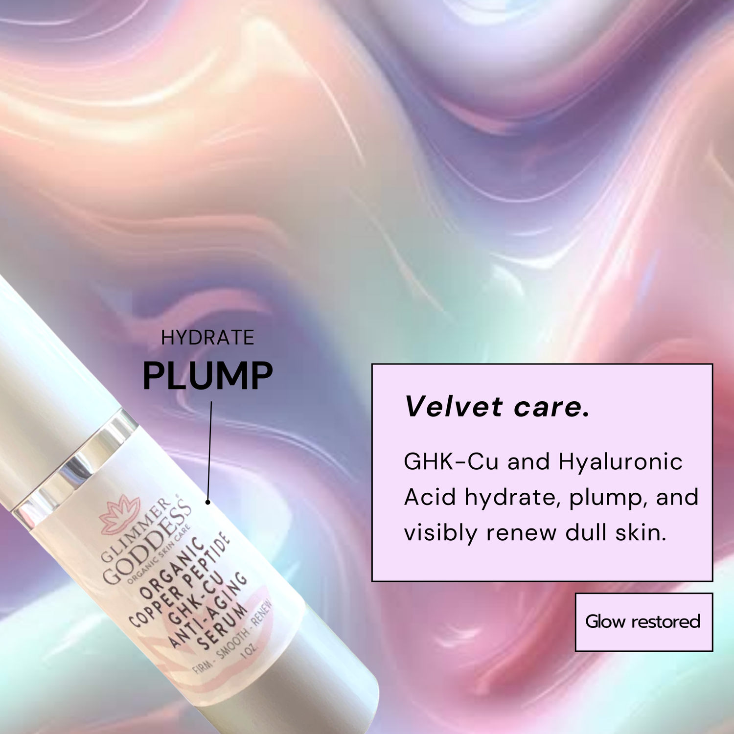 Organic Copper Peptide Anti-Aging Serum – GHK-Cu, Argireline®, Matrixyl 3000, Hyaluronic Acid – Wrinkle Repair