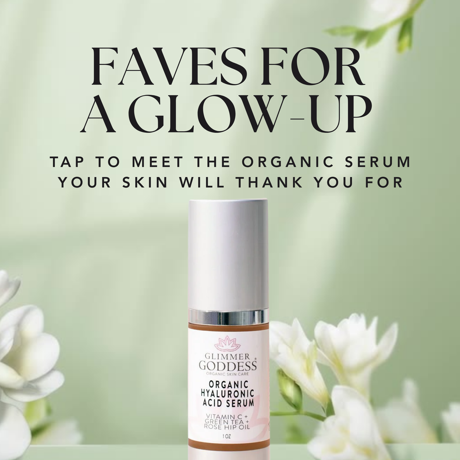 Organic Hyaluronic Acid Serum - Skin Plumper