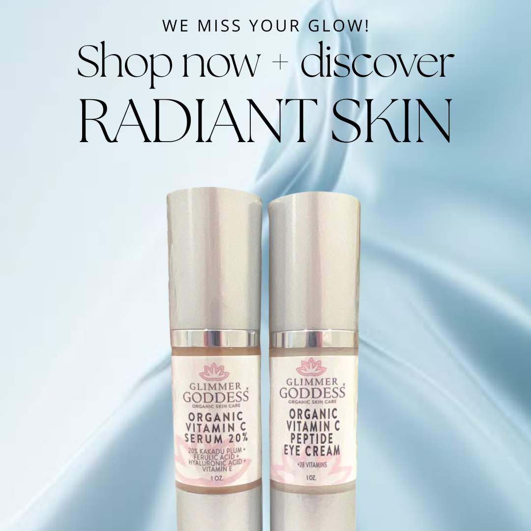 Let's Get Glowing! Organic Vitamin C Serum + Vitamin C Eye Cream Duo