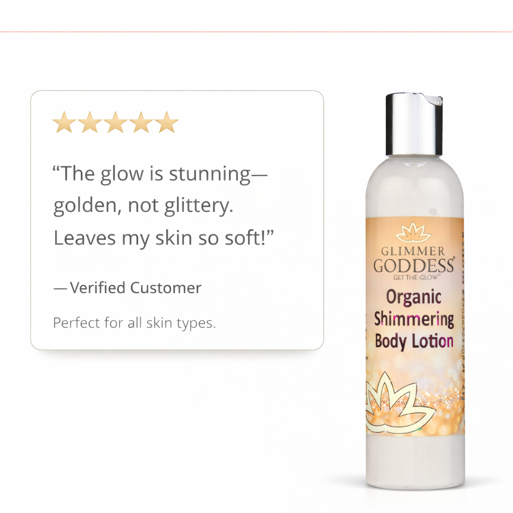 Organic Gold Shimmer Body Lotion