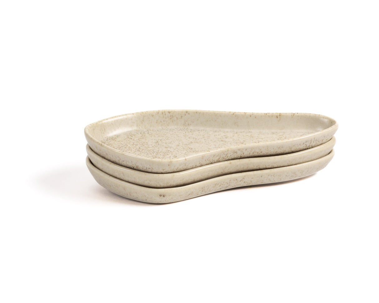Riverstone Dessert Plates, Stacy London & Haand Collection