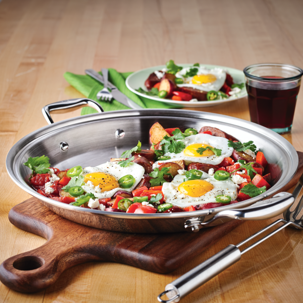 Titanium Series 13.5" Paella Pan