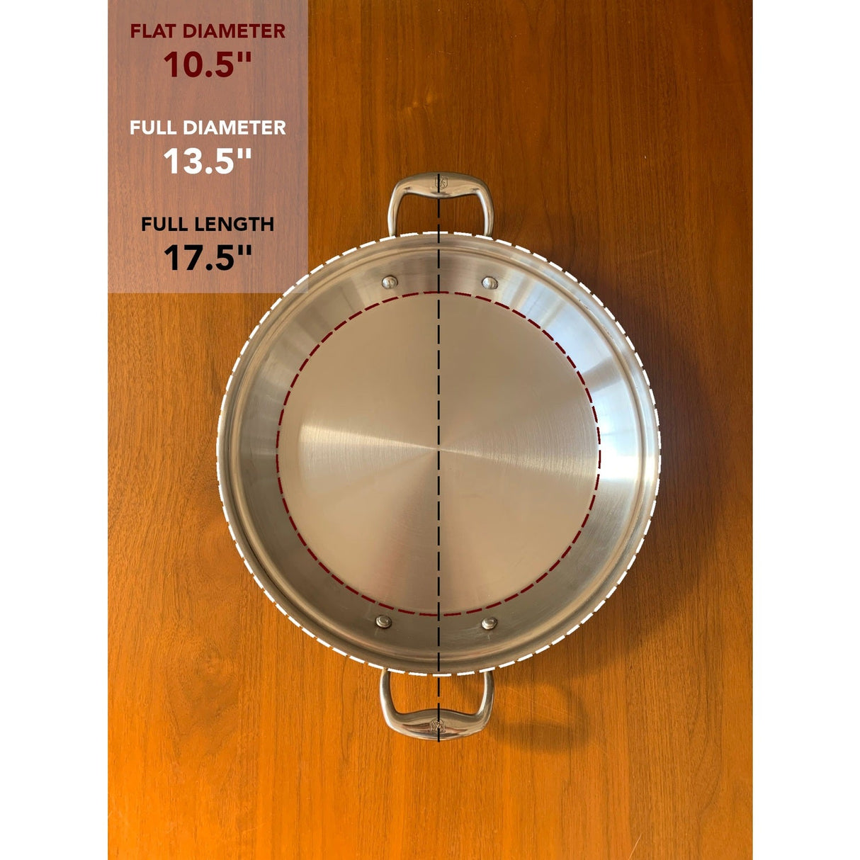 Titanium Series 13.5" Paella Pan