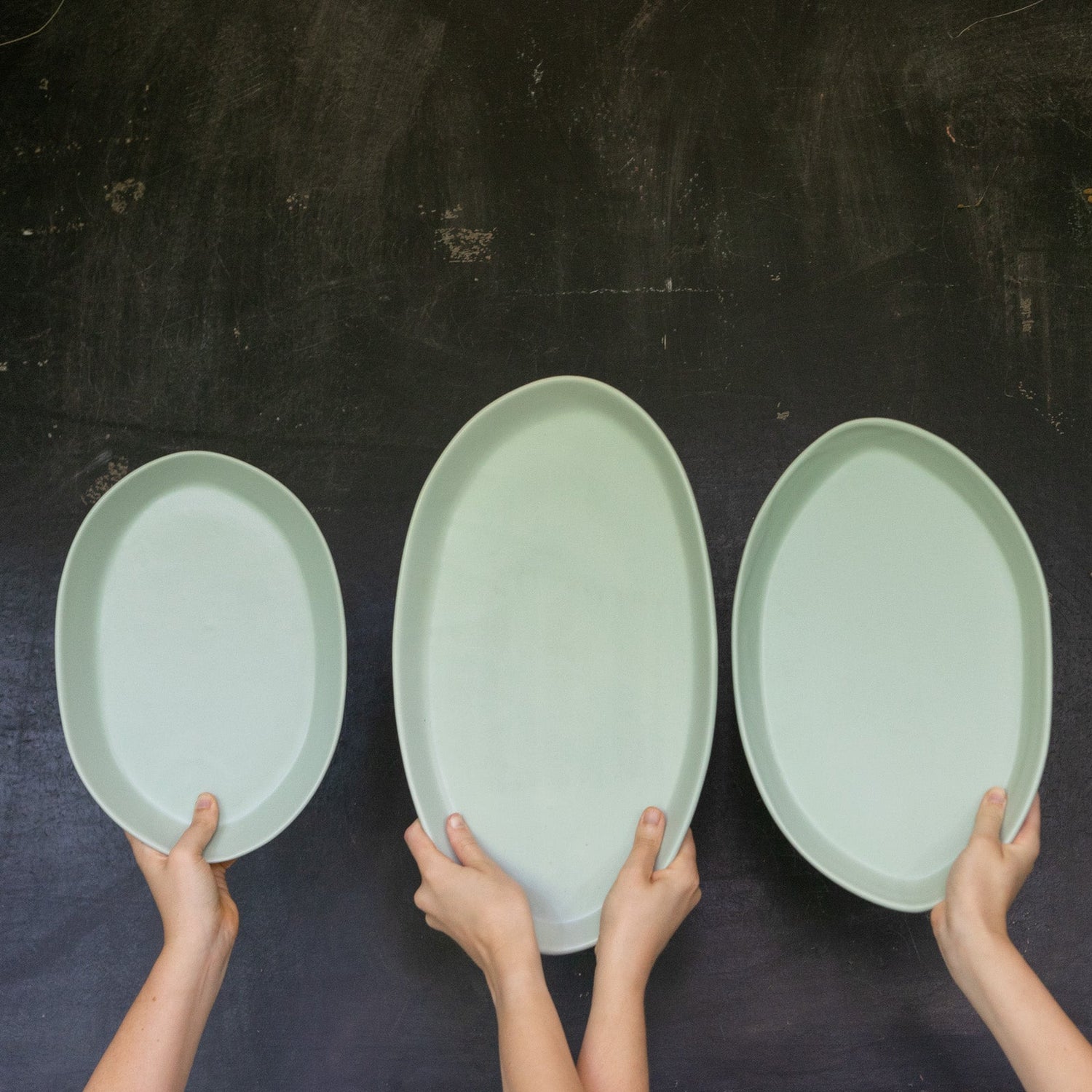 3 Piece Serving Platter Set