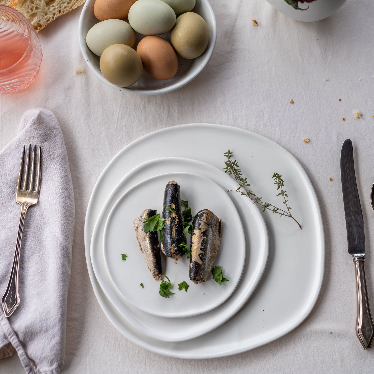 7 Piece Ripple Dinner Setting