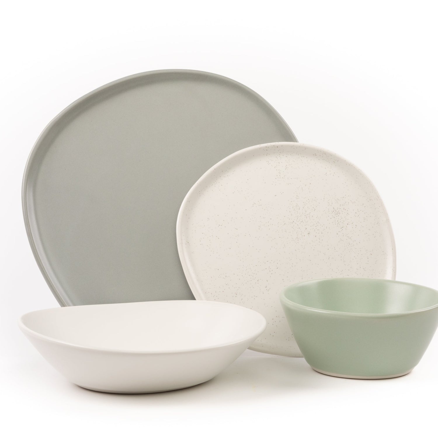 4 Piece Ripple Dinner Setting