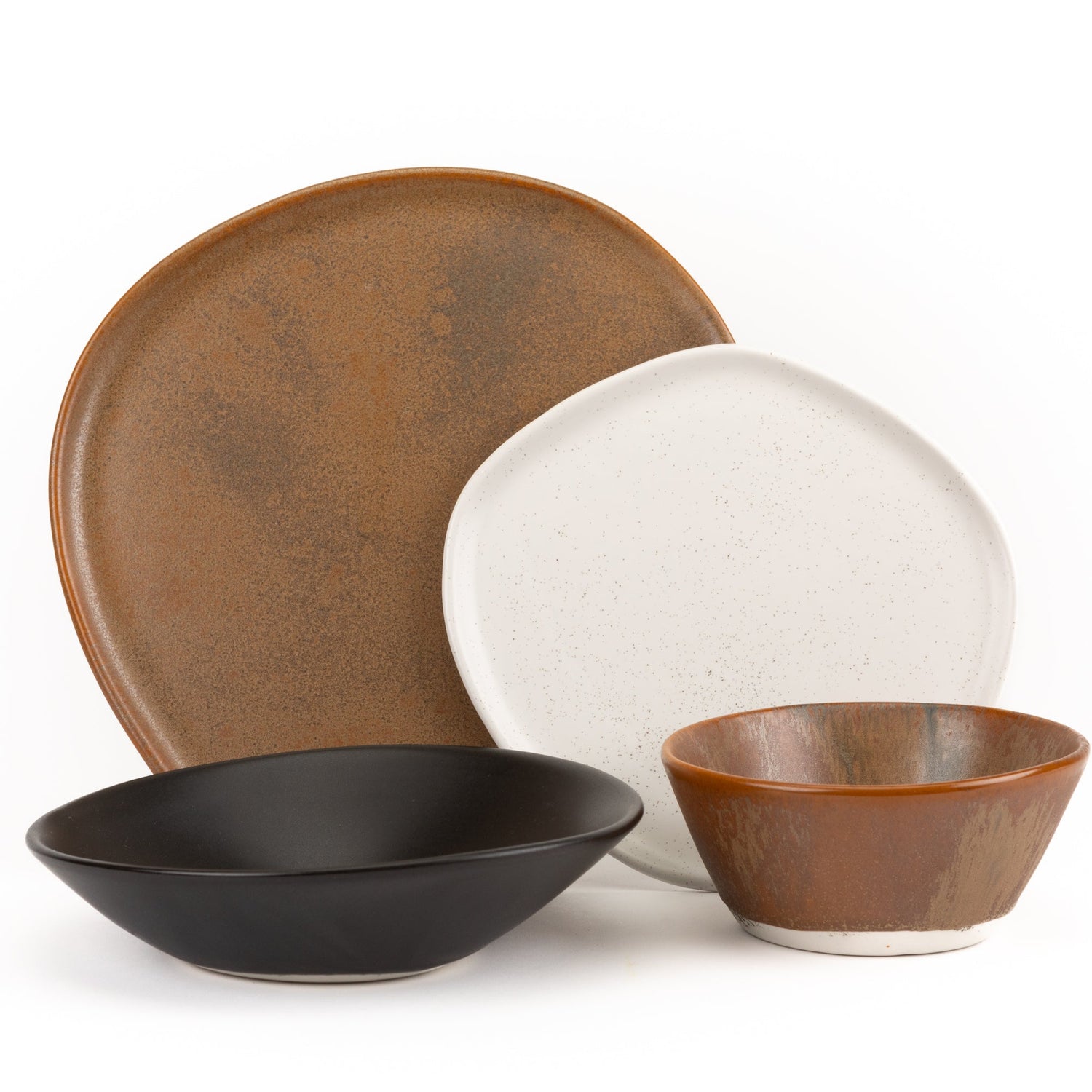 4 Piece Ripple Dinner Setting