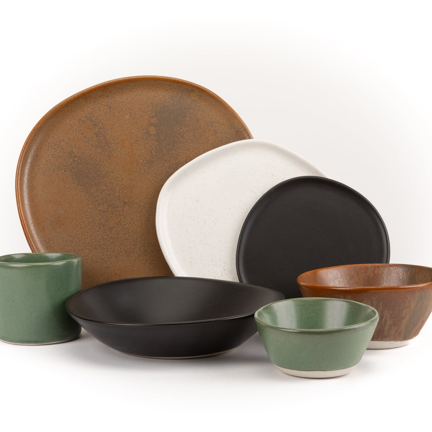 7 Piece Ripple Dinner Setting