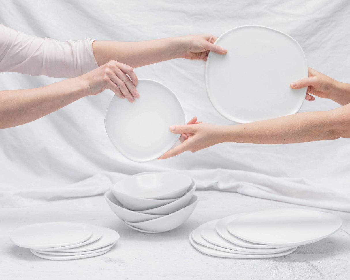 4 Piece Ripple Dinner Setting