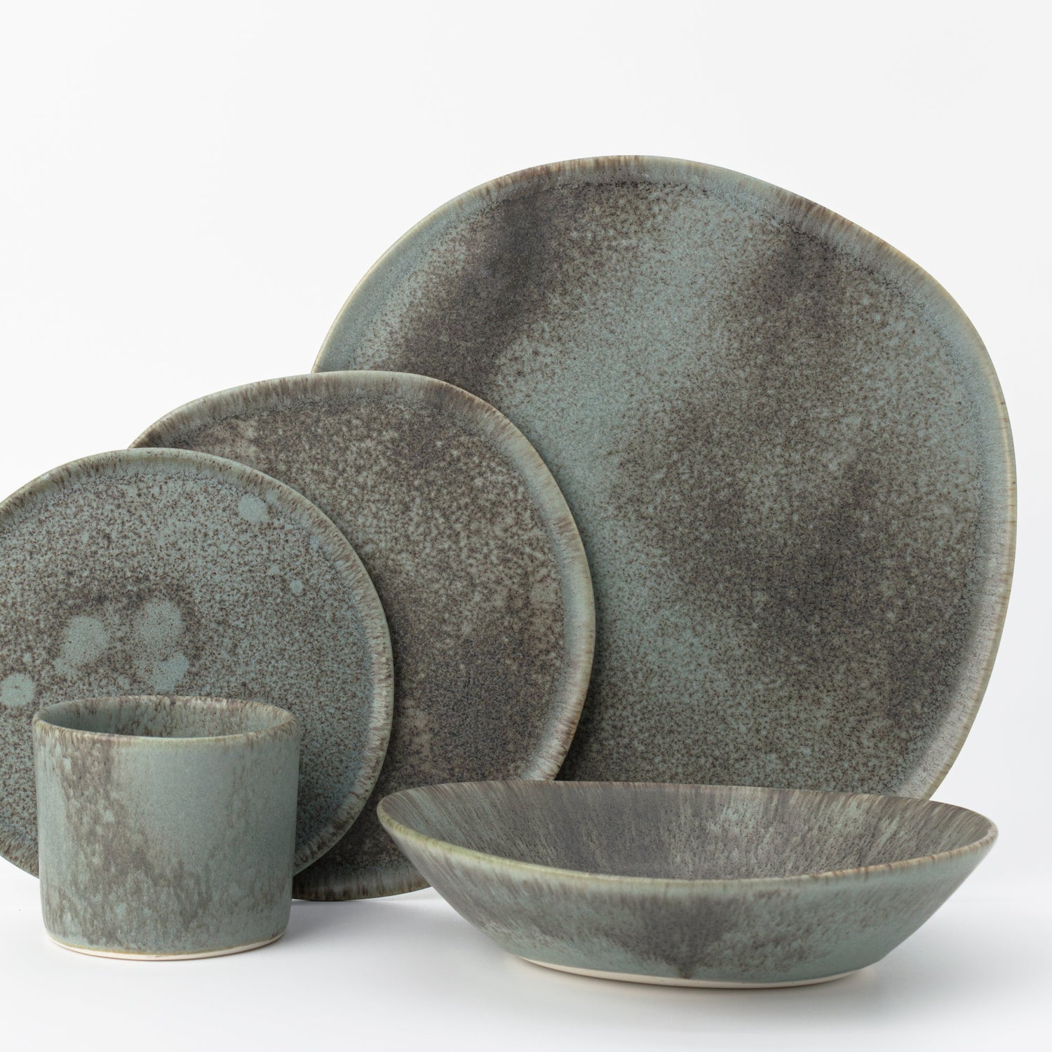 5 Piece Ripple Dinner Setting