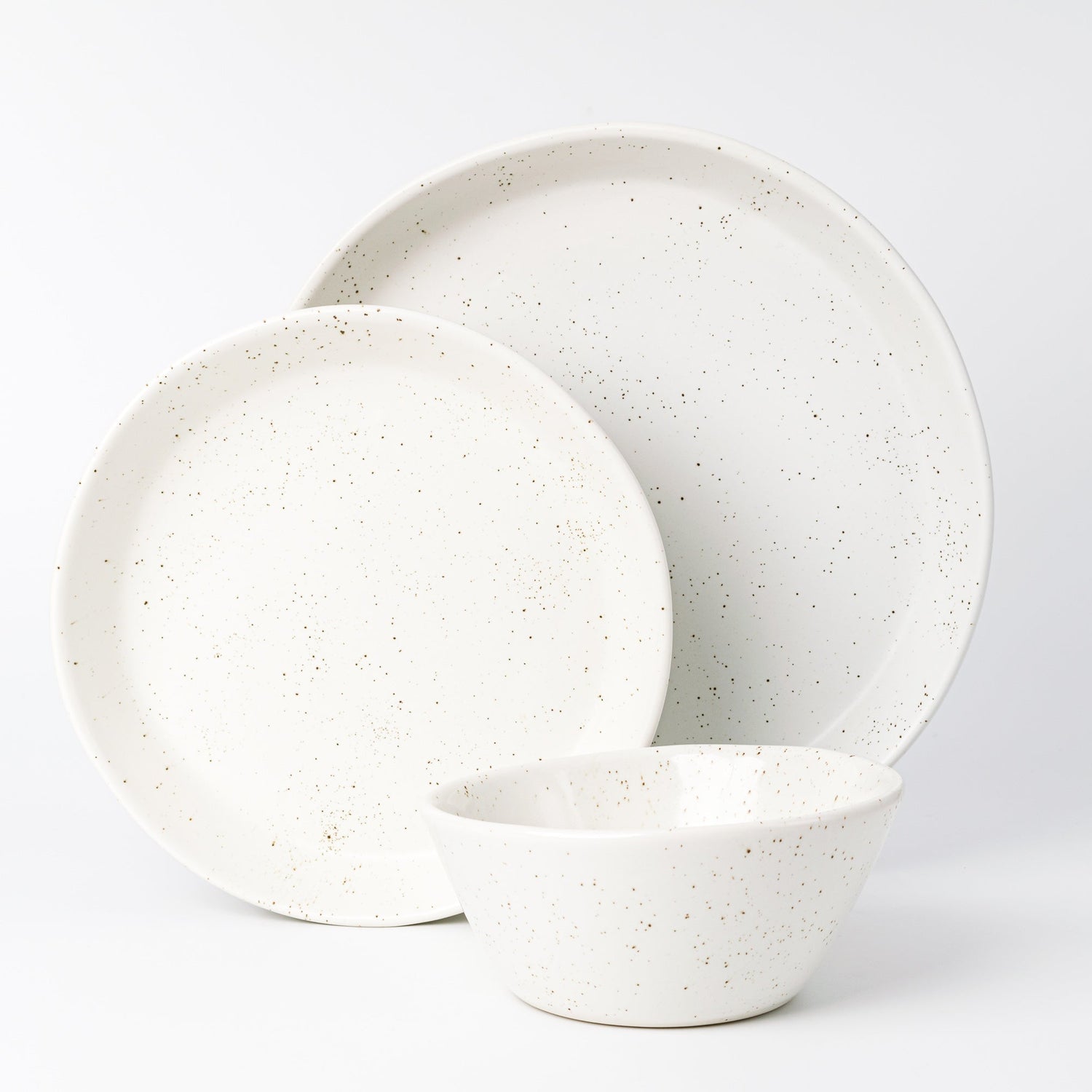 3 Piece Skali Coupe Dinner Setting