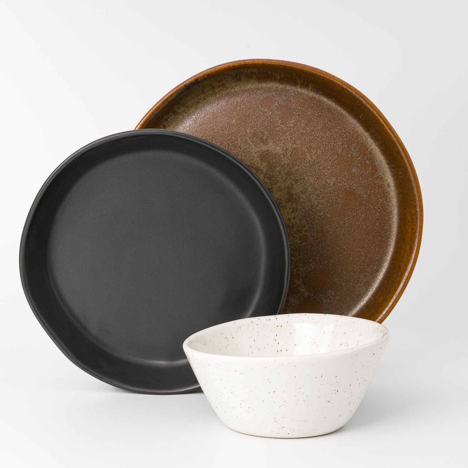 3 Piece Skali Coupe Dinner Setting