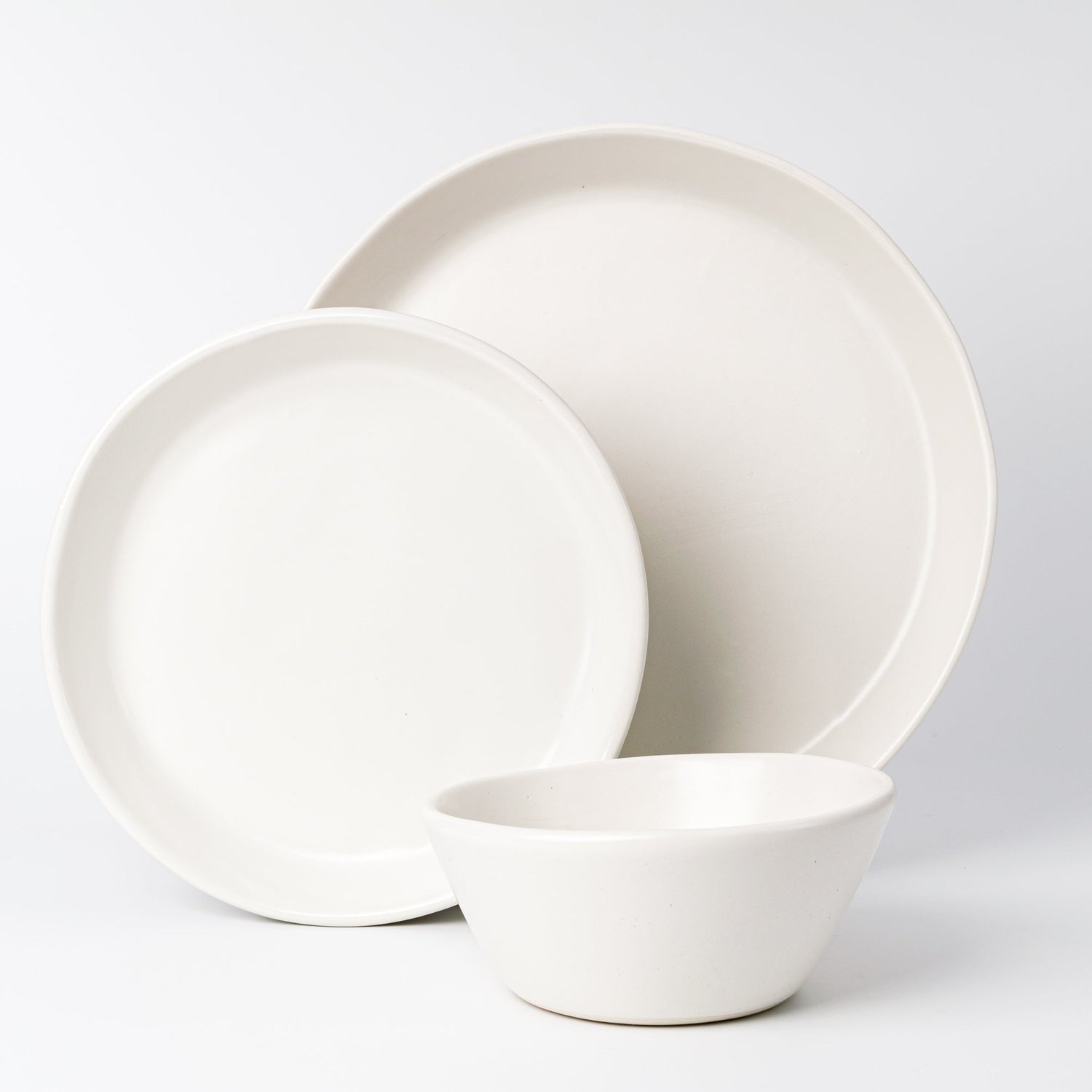 3 Piece Skali Coupe Dinner Setting