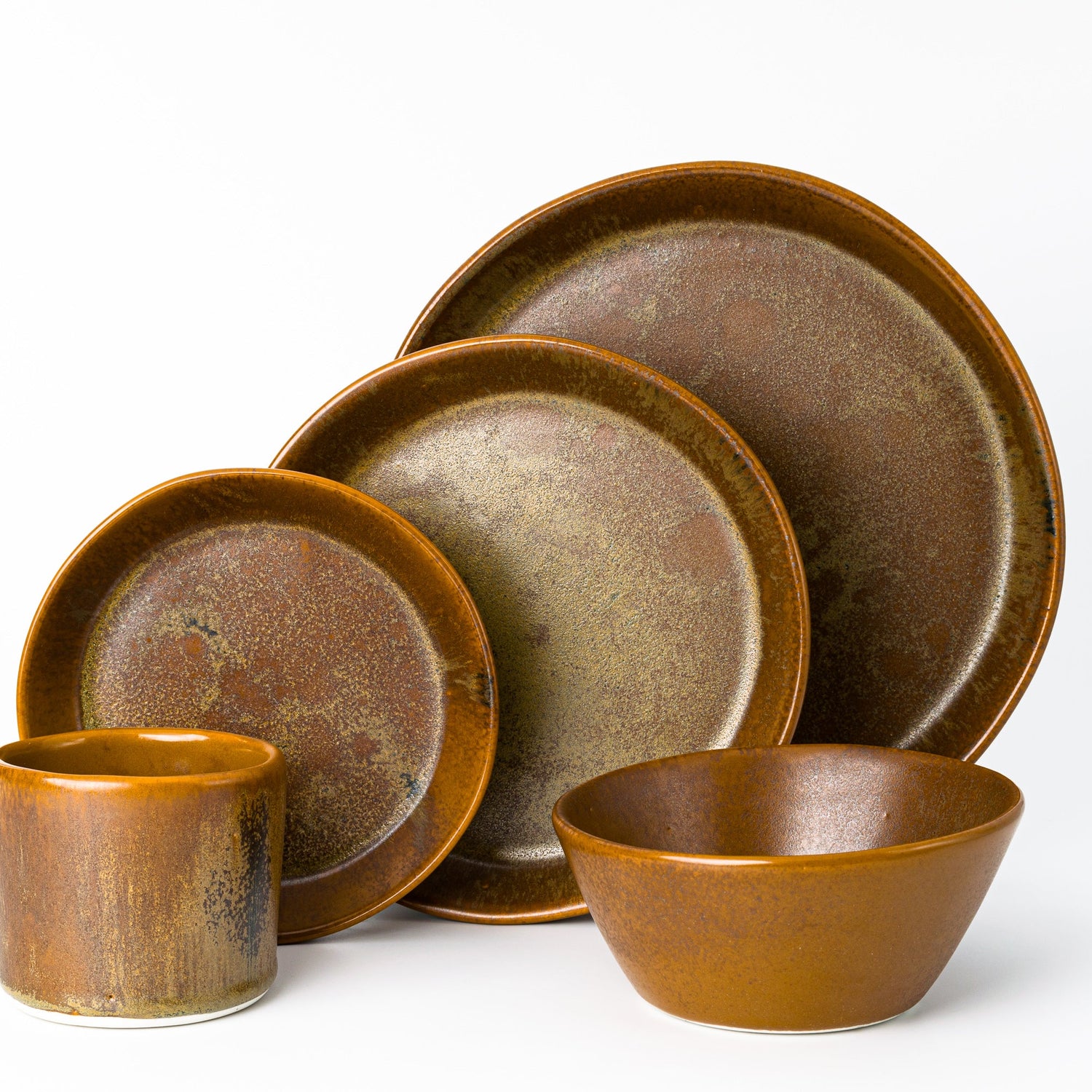 5 Piece Skali Coupe Dinner Setting