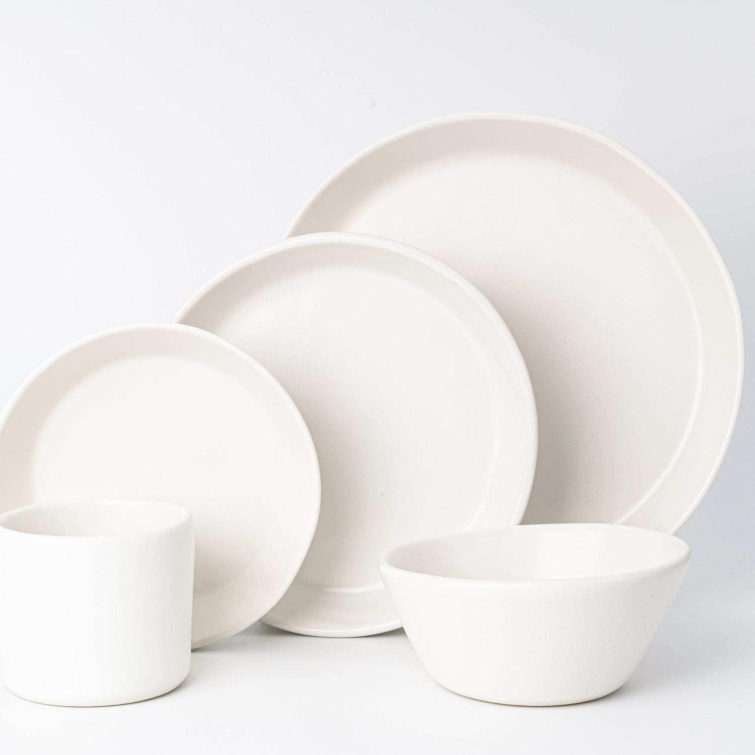 5 Piece Skali Coupe Dinner Setting