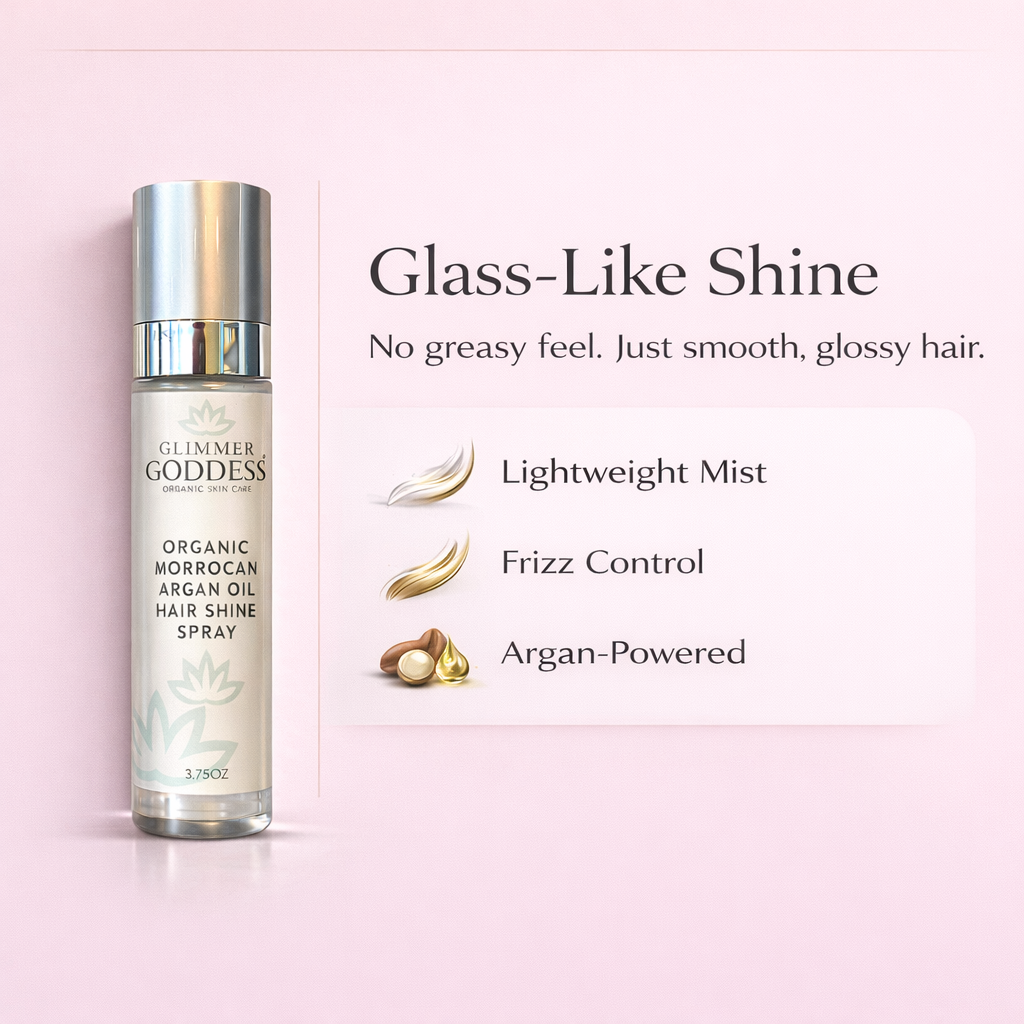 Organic Hair Shine Spray | Moroccan Argan Oil