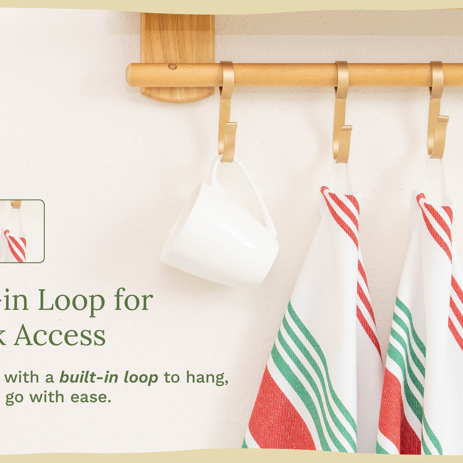 Striped Kitchen Towels