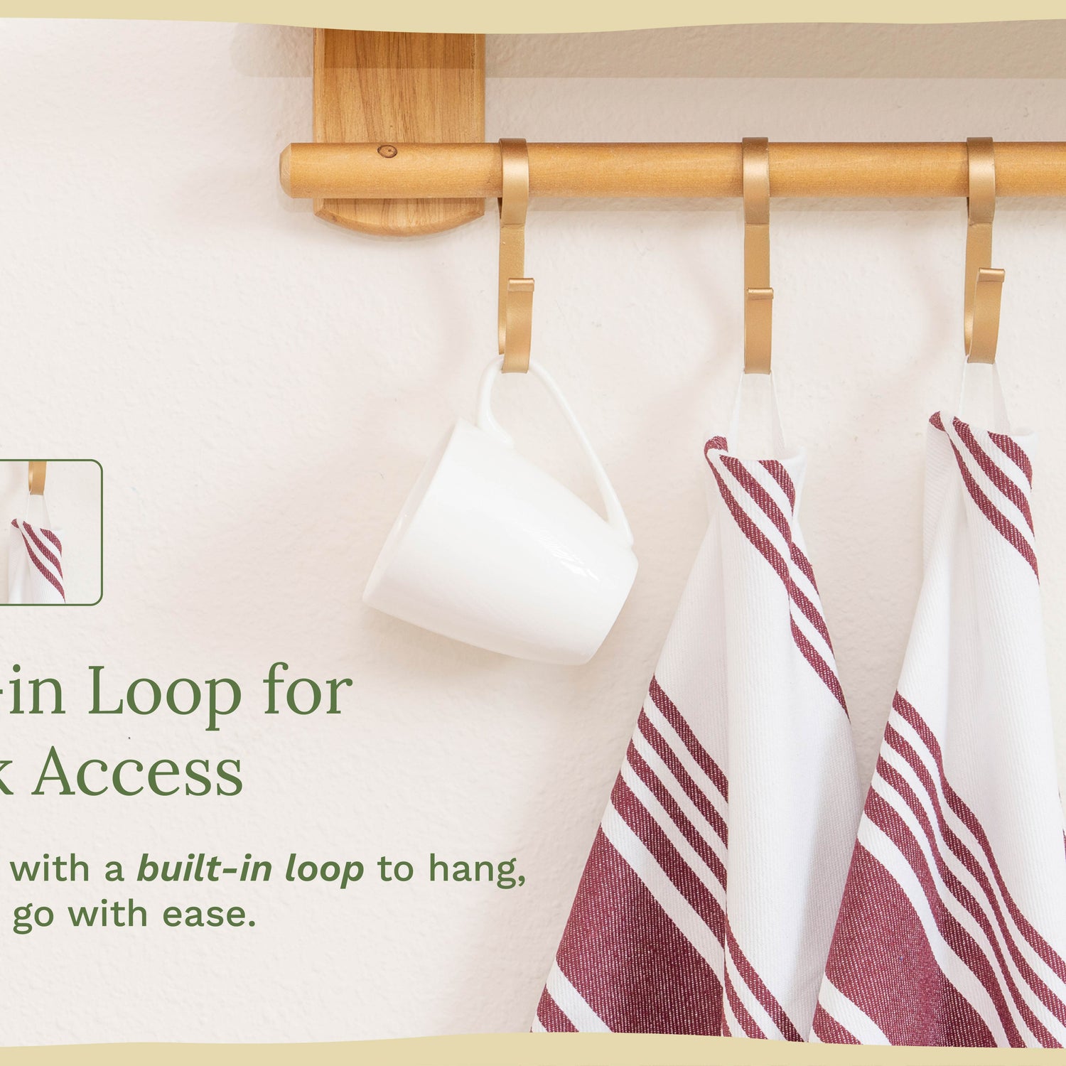 Striped Kitchen Towels