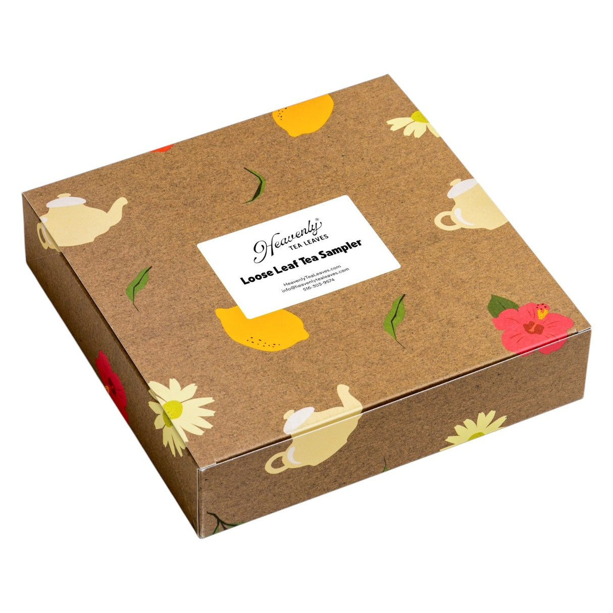 Organic Assorted 9 Loose Leaf Tea Sampler Gift Box