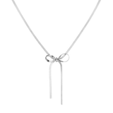 Herringbone Bow Choker