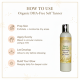 Organic DHA FREE Self Tanner For A Sun-Kissed Glow