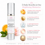 Organic Vitamin C Face Cream Reef-Safe SPF 30 - Brightens and Tightens Skin