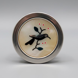 New! Eucalyptus Blossom Balm in Abalone Bird Inlay Pill Case