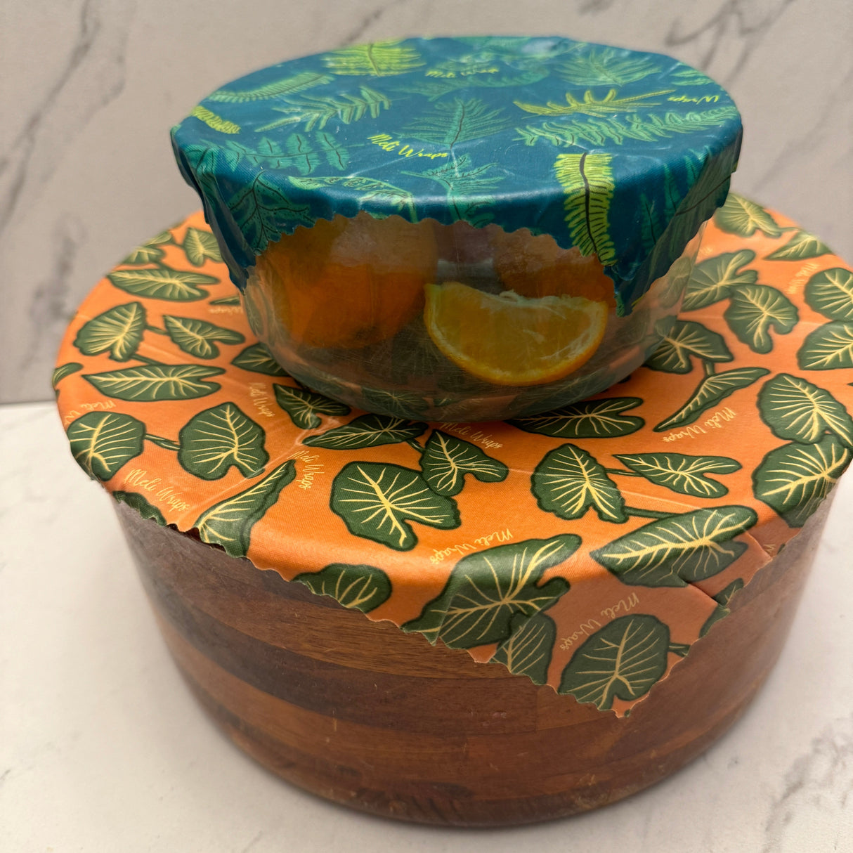 Beeswax Wrap Bulk Roll - Fern Print