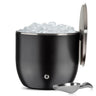 Extra Large Ice Bucket with Lid and Ice Scoop, Black