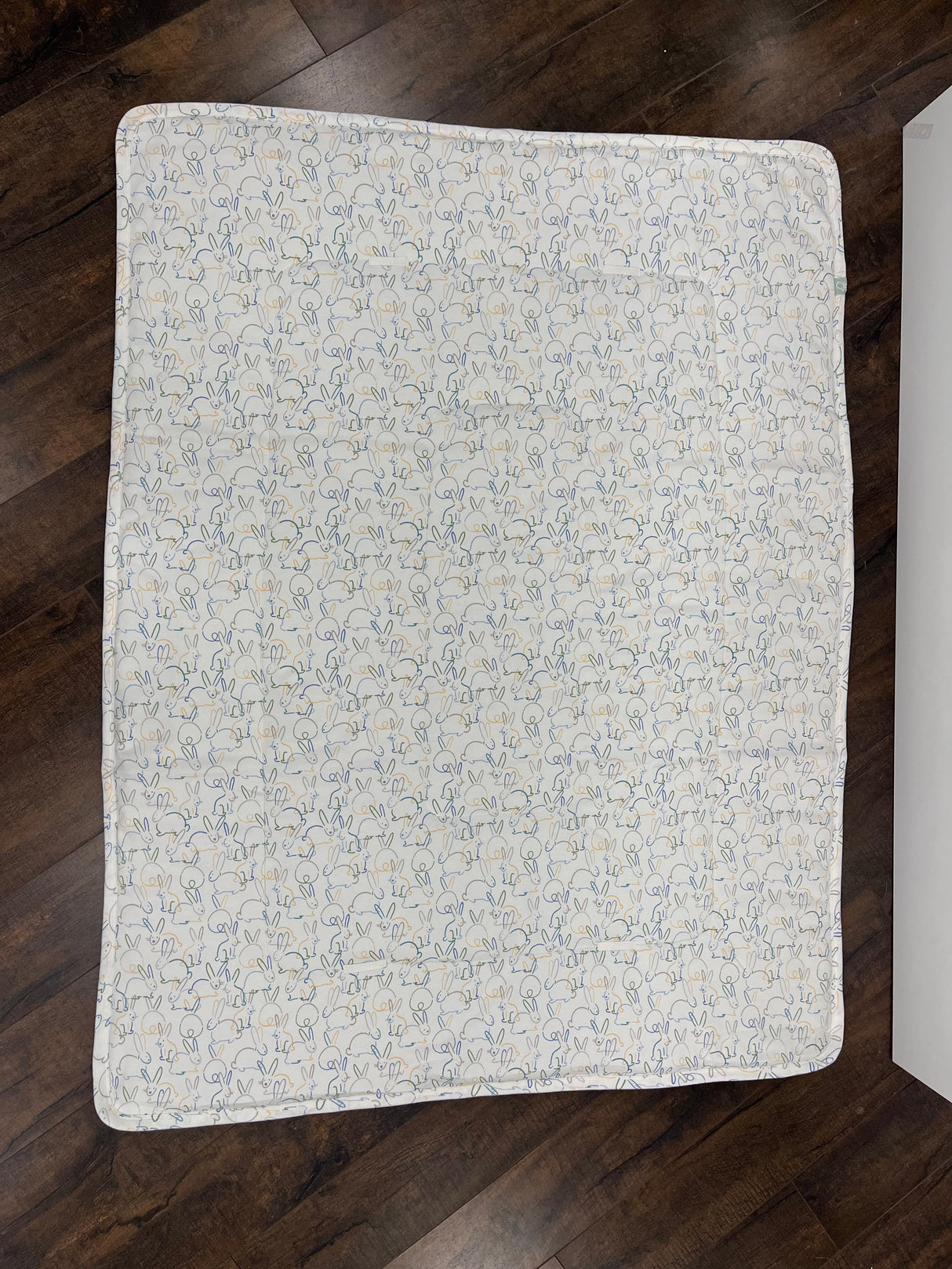 Organic Play Mat | Rectangle | Bunnies