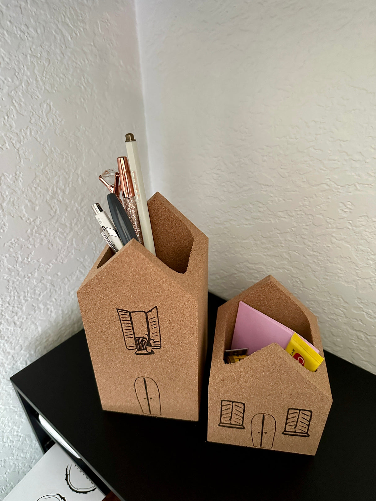 Grandma's House Cork Pencil Holder (Set of 2)