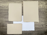 Oat Handmade Cotton Paper (Set of 10)
