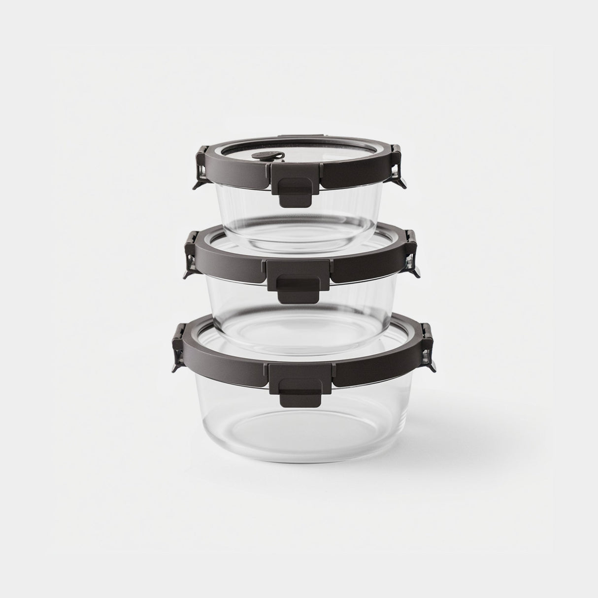 Round Glass Container Set