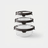 Round Glass Container Set
