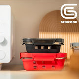 Glass Containers + Lids Set