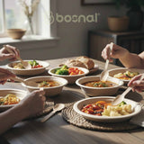 Bosnal – Wooden Disposable Cutlery Set, 6.5 inch, 100 Pcs
