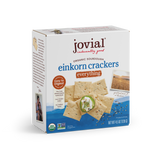 Organic Einkorn Sourdough Everything Crackers