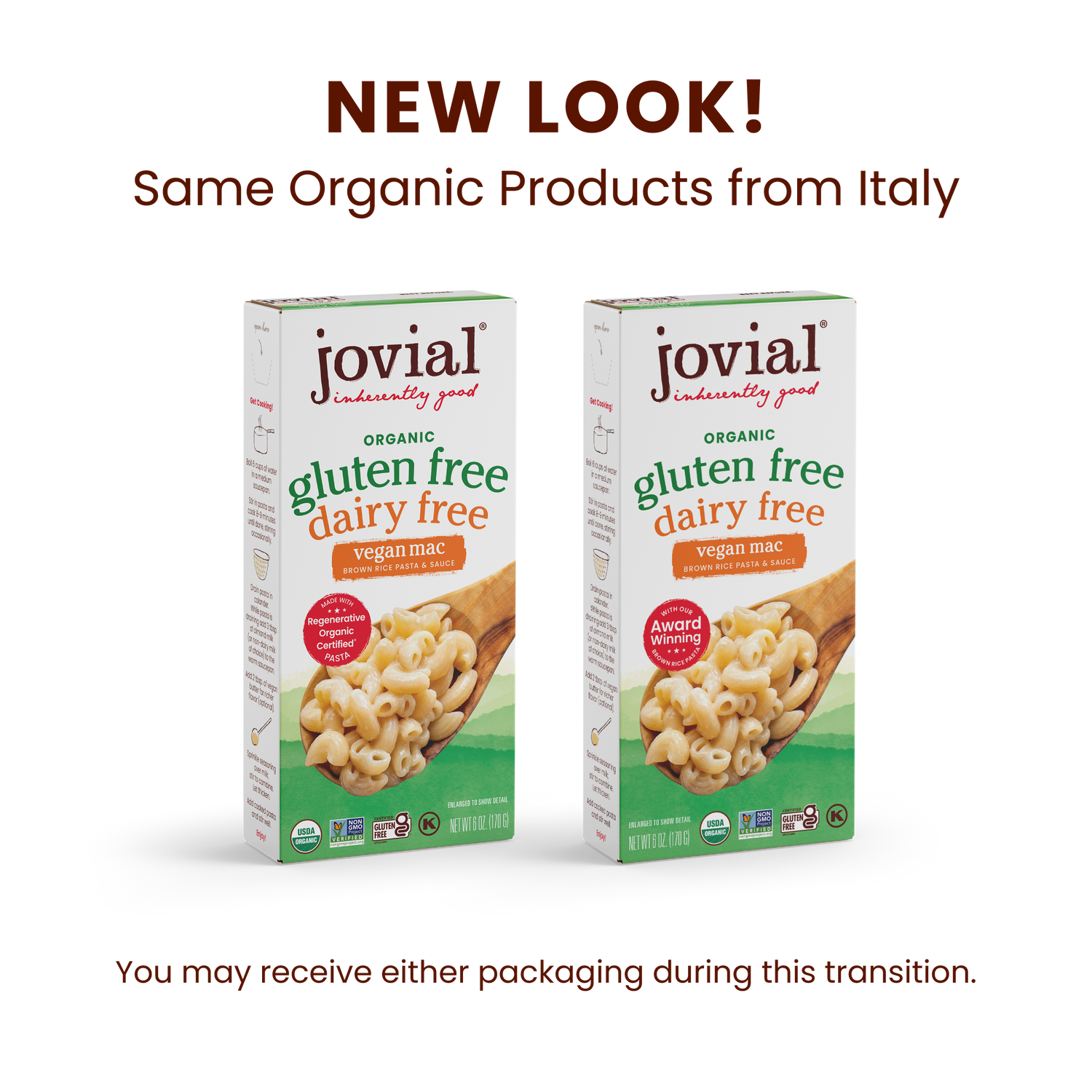 Organic Gluten Free Vegan Mac
