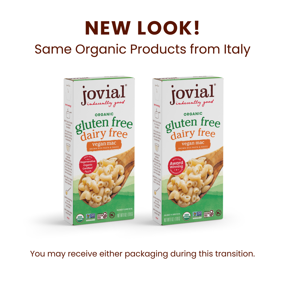 Organic Gluten Free Vegan Mac